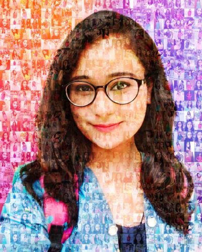 Personalized Mosaic Poster | Special gift for every occasion (Anniversary, Birthday, Wedding, etc) | With Frame Available photo review