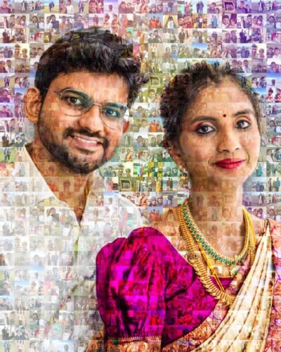 Personalized Mosaic Poster | Special gift for every occasion (Anniversary, Birthday, Wedding, etc) | With Frame Available photo review